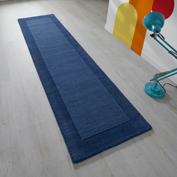 Colours Runner Rug - Navy Blue